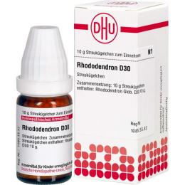 RHODODENDRON D 30 Globuli 10 g