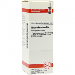 RHODODENDRON D 4 Dilution 20 ml