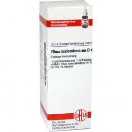 RHUS TOX D 4 Dilution 20 ml Dilution