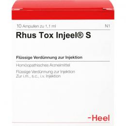 RHUS TOX Injeel S Ampullen 10 St.