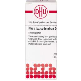 RHUS TOXICODENDRON D 3 Globuli 10 g