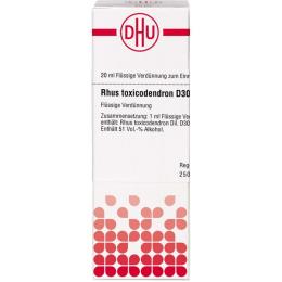 RHUS TOXICODENDRON D 30 Dilution 20 ml