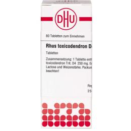 RHUS TOXICODENDRON D 4 Tabletten 80 St.