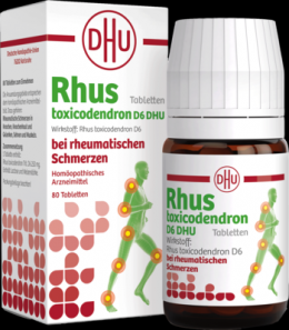 RHUS TOXICODENDRON D 6 Tabl.bei rheumat.Schmerzen 80 St