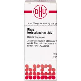 RHUS TOXICODENDRON LM VI Dilution 10 ml