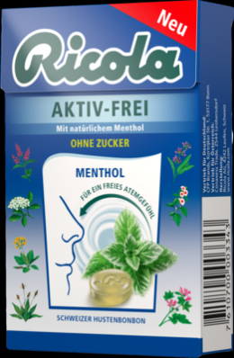 RICOLA AKTIV-FREI ohne Zucker Bonbons 75 g