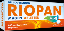 RIOPAN Magen Tabletten Mint 800 mg Kautabletten 20 St