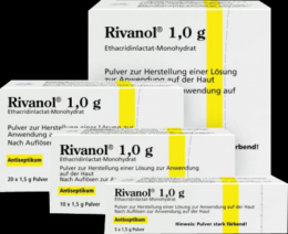 RIVANOL 1,0 g Pulver 10 St