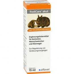 RODICARE Akut f.Kaninchen/Kleinnager/Meerschw. 15 ml Flüssigkeit