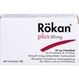 RÖKAN Plus 80 mg Filmtabletten 60 St.