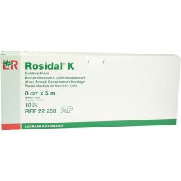 Ein aktuelles Angebot für ROSIDAL K Binde 8 cmx5 m 10 St Binden Verbandsmaterial - jetzt kaufen, Marke Lohmann & Rauscher GmbH & Co. KG.