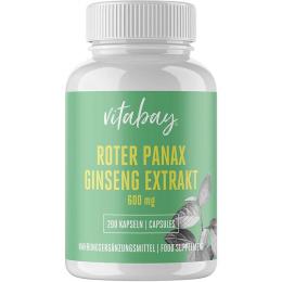 ROTER PANAX Ginseng Extrakt 600 mg vegan Kapseln 200 St.