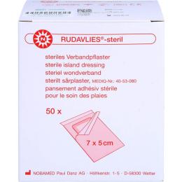 RUDAVLIES-steril Verbandpflaster5x7 cm 50 St.