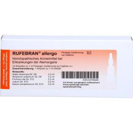 RUFEBRAN allergo Ampullen 10 St.