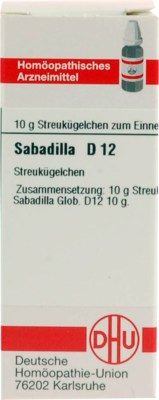 SABADILLA D 12 Globuli 10 g
