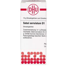 SABAL SERRULATUM D 1 Globuli 10 g