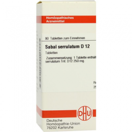 SABAL SERRULATUM D 12 Tabletten 80 St