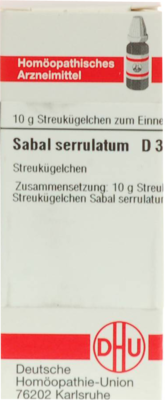 SABAL SERRULATUM D 3 Globuli 10 g