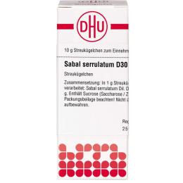 SABAL SERRULATUM D 30 Globuli 10 g