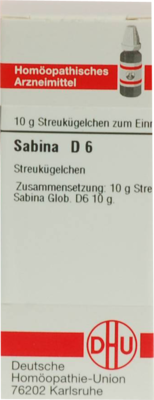 SABINA D 6 Globuli 10 g