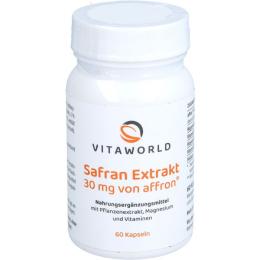 SAFRAN EXTRAKT 30 mg Kapseln 60 St.