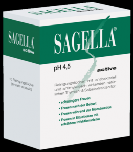 SAGELLA active Reinigungstcher 10 St