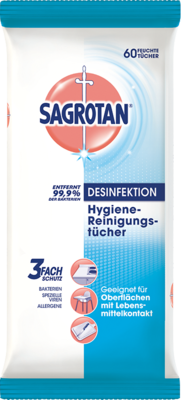 SAGROTAN Hygiene-Reinigungstcher 60 St