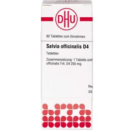 SALVIA OFFICINALIS D 4 Tabletten 80 St.