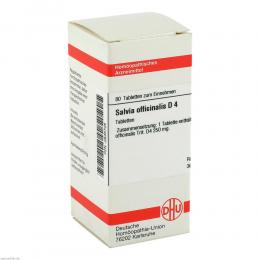 Ein aktuelles Angebot für SALVIA OFFICINALIS D 4 Tabletten 80 St Tabletten Homöopathische Einzelmittel - jetzt kaufen, Marke DHU-Arzneimittel GmbH & Co. KG.