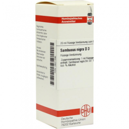 SAMBUCUS NIGRA D 3 Dilution 20 ml