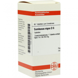 SAMBUCUS NIGRA D 6 Tabletten 80 St