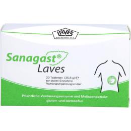 SANAGAST Laves Tabletten 30 St. (35,8 g)