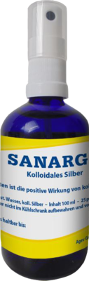 SANARGO kolloidales Silber Sprhflasche 100 ml