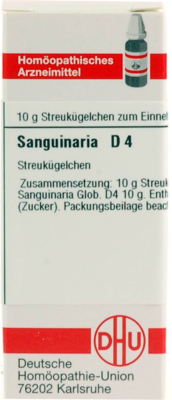 SANGUINARIA D 4 Globuli 10 g