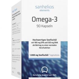 SANHELIOS Omega-3 Kapseln 1000 90 St. (122,3 g)