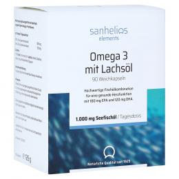 SANHELIOS Omega-3 mit Lachsöl Kapseln 90 St Kapseln