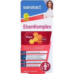 SANOTACT Eisen Komplex m.B2 Kupfer & Folsäure Tab. 100 St. (11,5 g)