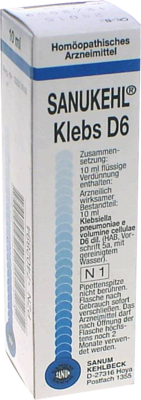 SANUKEHL Klebs D 6 Tropfen 10 ml