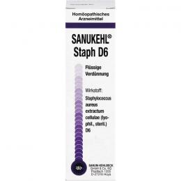 SANUKEHL Staph D 6 Tropfen 10 ml