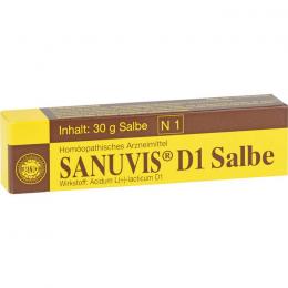 SANUVIS D 1 Salbe 30 g