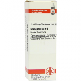 SARSAPARILLA D 6 Dilution 20 ml