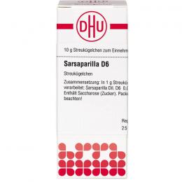 SARSAPARILLA D 6 Globuli 10 g