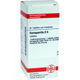 SARSAPARILLA D 6 Tabletten 80 St