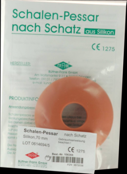 SCHALENPESSAR Silikon 70 mm n.Schatz 1 St