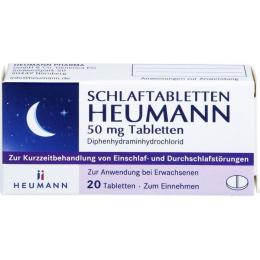 SCHLAFTABLETTEN HEUMANN 50 mg Tabletten 20 St.