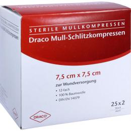 Ein aktuelles Angebot für SCHLITZKOMPRESSEN Mull 7,5x7,5 cm steril 12fach 25 X 2 St Kompressen Verbandsmaterial - jetzt kaufen, Marke Dr. Ausbüttel & Co. GmbH.
