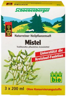 Schoenenberger Mistel 3 X 200 ml Saft