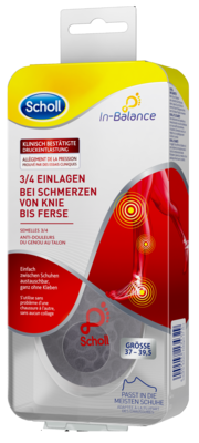 SCHOLL 3/4-Einlagen Fersen-u.Knieschmerzen 37-39.5 1X2 St