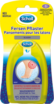 SCHOLL Blasenpflaster Fersen 5 St