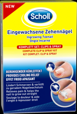 SCHOLL Eingewachsene Zehenngel Clips & Spray 1 St